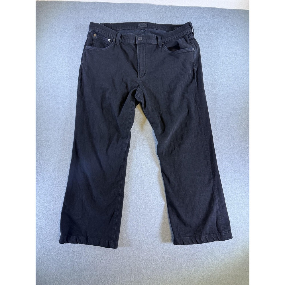 Citizens Of Humanity Jagger Jeans Mens 38x27 Black Straight Denim Casual